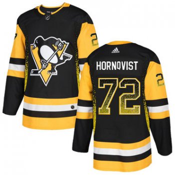 Men's Pittsburgh Penguins #72 Patric Hornqvist Black Drift Fashion Adidas Jersey