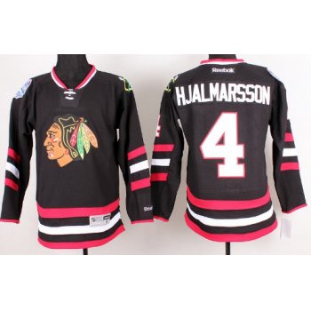Chicago Blackhawks #4 Niklas Hjalmarsson 2014 Stadium Series Black Jersey