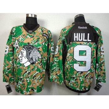 Chicago Blackhawks #9 Bobby Hull 2014 Camo Jersey