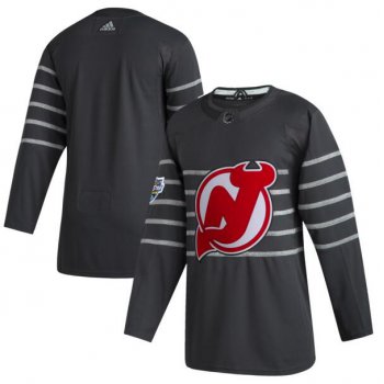 Men's New Jersey Devils Blank Gray 2020 NHL All-Star Game Adidas Jersey