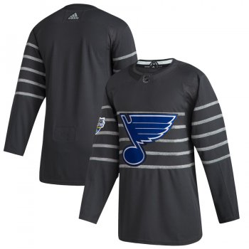 Men's St. Louis Blues Blank Gray 2020 NHL All-Star Game Adidas Jersey