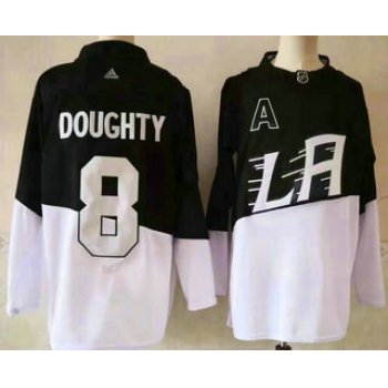 Men's Los Angeles Kings #8 Drew Doughty Black 2020 Stadium Series Adidas Stitched NHL Jersey