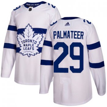 Adidas Toronto Maple Leafs #29 Mike Palmateer White Authentic 2018 Stadium Series Stitched NHL Jersey