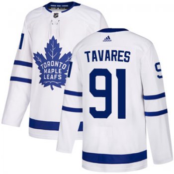 Adidas Toronto Maple Leafs #91 John Tavares White Adidas Jersey