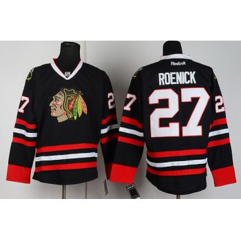 Chicago Blackhawks #27 Jeremy Roenick Black Jersey