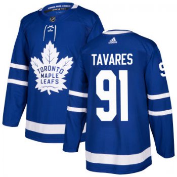 Toronto Maple Leafs #91 John Tavares Blue Adidas Jersey