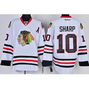 Chicago Blackhawks #10 Patrick Sharp White Jersey