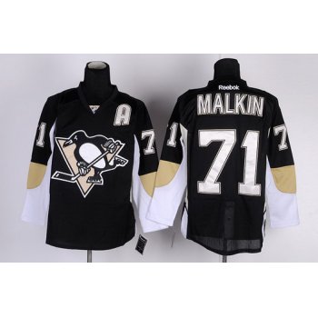 Pittsburgh Penguins #71 Evgeni Malkin Black Jersey