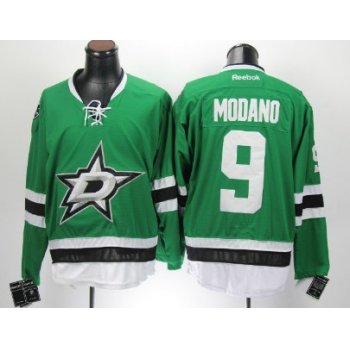 Dallas Stars #9 Mike Modano 2013 Green Jersey