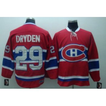 Montreal Canadiens #29 Ken Dryden Red Throwback CCM Jersey