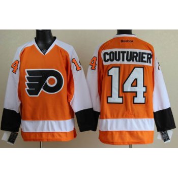 Philadelphia Flyers #14 Sean Couturier Orange Jersey