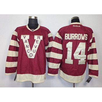 Vancouver Canucks #14 Alexandre Burrows 2013 Red Jersey
