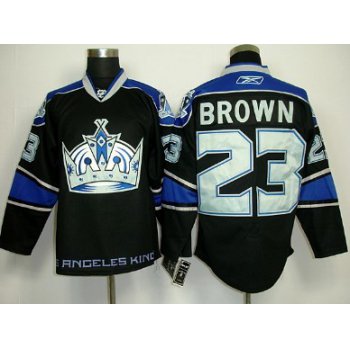 Los Angeles Kings #23 Dustin Brown Black Third Jersey