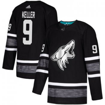 Coyotes #9 Clayton Keller Black Authentic 2019 All-Star Stitched Hockey Jersey