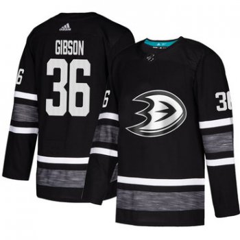 Ducks #36 John Gibson Black Authentic 2019 All-Star Stitched Hockey Jersey