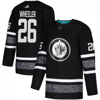 Jets #26 Blake Wheeler Black Authentic 2019 All-Star Stitched Hockey Jersey