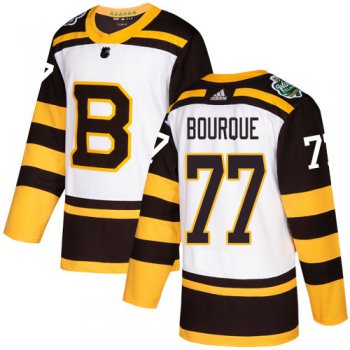 Adidas Bruins #77 Ray Bourque White Authentic 2019 Winter Classic Stitched NHL Jersey
