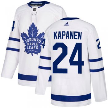 Adidas Toronto Maple Leafs #24 Kasperi Kapanen White Away Authentic Jersey