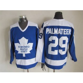 Men's Toronto Maple Leafs #29 Felix Potvin 1982-83 Blue CCM Vintage Throwback Jersey