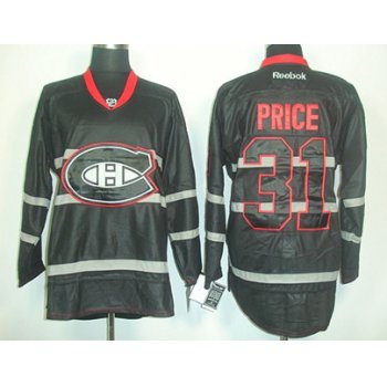 Montreal Canadiens #31 Carey Price Black Ice Jersey