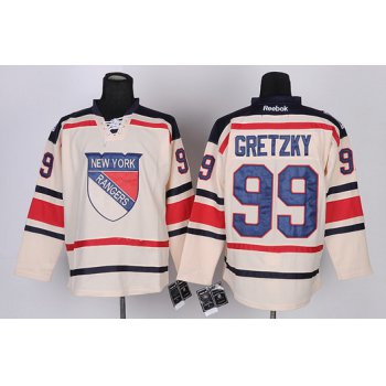 New York Rangers #99 Wayne Gretzky 2012 Winter Classic Cream Jersey