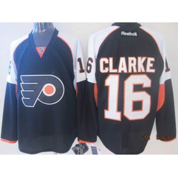 Philadelphia Flyers #16 Bobby Clarke Black Jersey