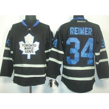 Toronto Maple Leafs #34 James Reimer Black Ice Jersey
