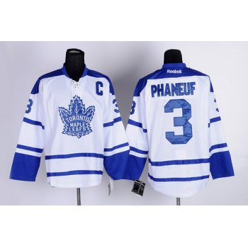 Toronto Maple Leafs #3 Dion Phaneuf White Third Jersey
