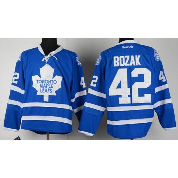 Toronto Maple Leafs #42 Tyler Bozak Blue Jersey