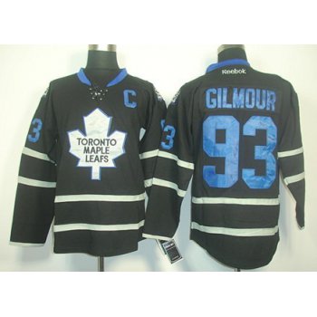 Toronto Maple Leafs #93 Doug Gilmour Black Ice Jersey