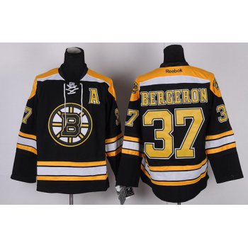 Boston Bruins #37 Patrice Bergeron Black Jersey