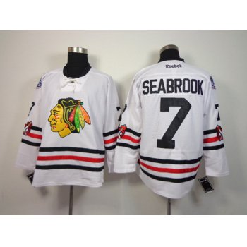 Chicago Blackhawks #7 Brent Seabrook 2015 Winter Classic White Jersey