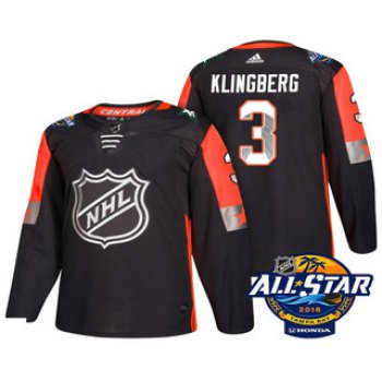 Men's Dallas Stars #3 John Klingberg Black 2018 NHL All-Star Stitched Ice Hockey Jersey