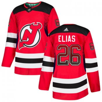 Men's New Jersey Devils #26 Patrik Elias Red Drift Fashion Adidas Jersey