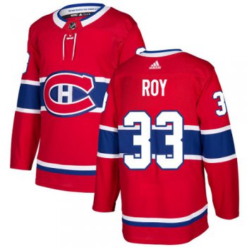 Adidas Canadiens #33 Patrick Roy Red Home Authentic Stitched NHL Jersey