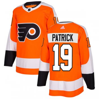 Adidas Flyers #19 Nolan Patrick Orange Home Authentic Stitched NHL Jersey