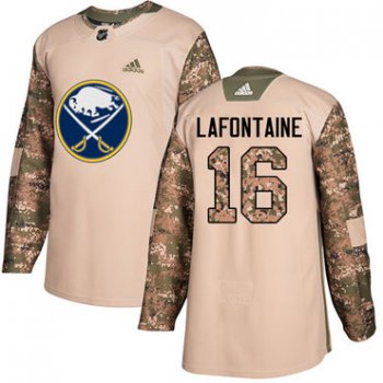 Adidas Sabres #16 Pat Lafontaine Camo Authentic 2017 Veterans Day Stitched NHL Jersey