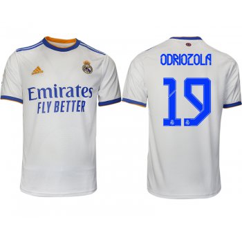 Men 2021-2022 Club Real Madrid home aaa version white 19 Soccer Jerseys