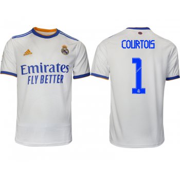 Men 2021-2022 Club Real Madrid home aaa version white 1 Soccer Jerseys