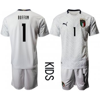 Youth 2021 European Cup Italy away white 1 Soccer Jersey