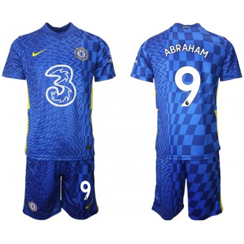 Men 2021-2022 Club Chelsea FC home blue 9 Nike Soccer Jerseys