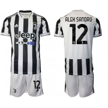 Men 2021-2022 Club Juventus home white 12 Adidas Soccer Jerseys