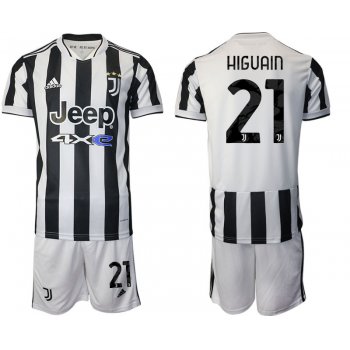 Men 2021-2022 Club Juventus home white 21 Adidas Soccer Jerseys
