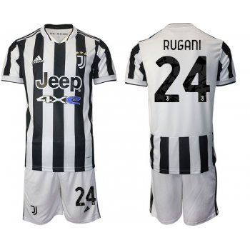 Men 2021-2022 Club Juventus home white 24 Adidas Soccer Jerseys