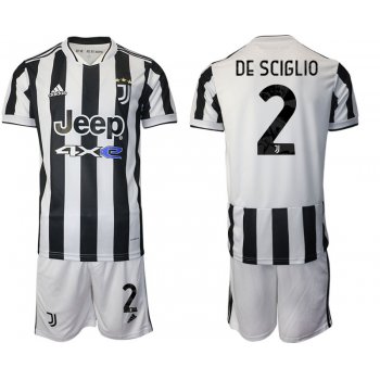 Men 2021-2022 Club Juventus home white 2 Adidas Soccer Jerseys