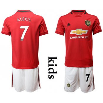2019-20 Manchester United 7 ALEXIS Youth Home Soccer Jersey