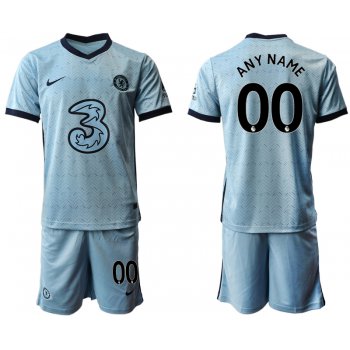 Men 2020-2021 club Chelsea away customized Light blue Soccer Jerseys