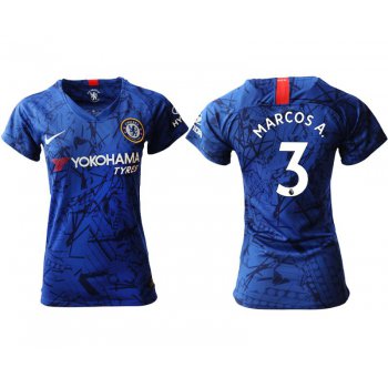 Women 2019-2020 club Chelsea home aaa version 3 blue Soccer Jerseys