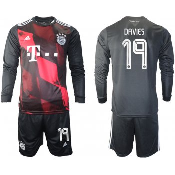 2021 Men Bayern Munich away long sleeves 19 soccer jerseys
