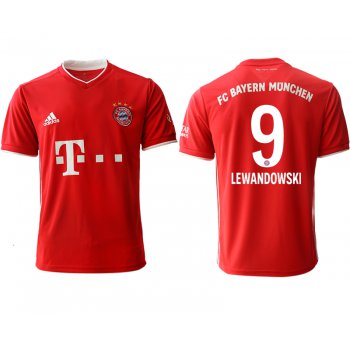 Men 2020-2021 club Bayern Munich home aaa version 9 red Soccer Jerseys